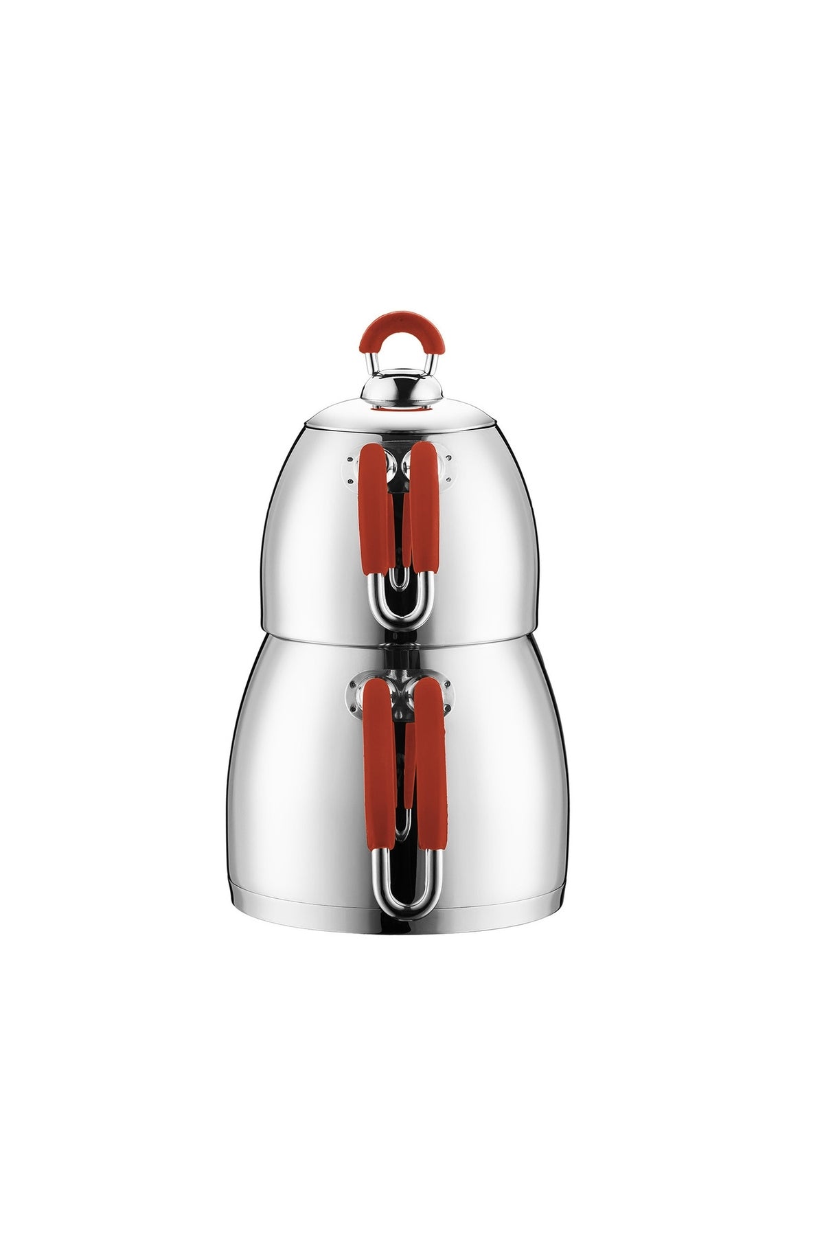 Emsan Mina Midi Size Teapot Set, Red - MALLTURK