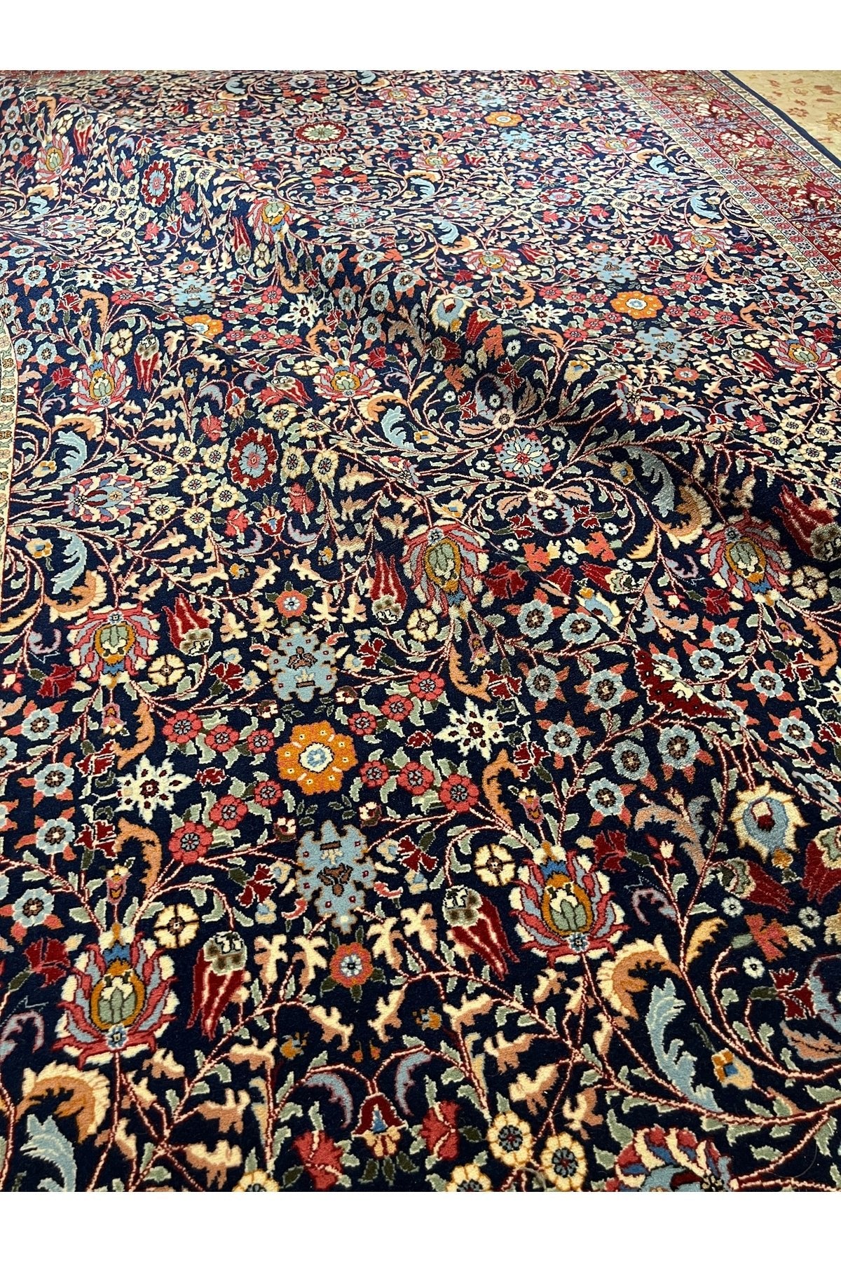 RD RAMAZAN DAG Hand Rug Art Hand-Woven Hereke Rug Imzalidir Lalezar Design Size 300x200 - MALLTURK