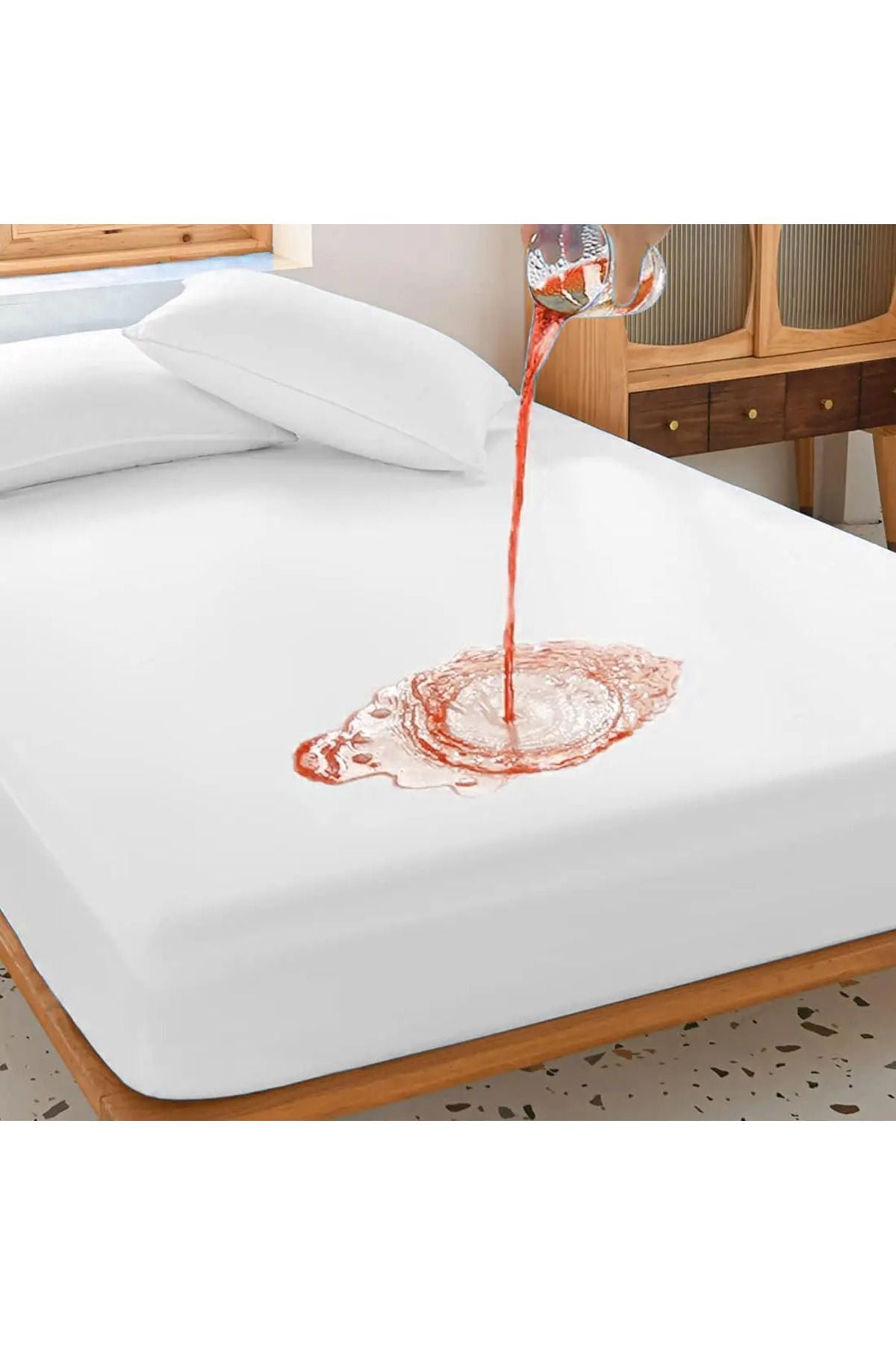 Ozdilek Siviyi Hapseden Waterproof Fitted Baby & Kids Mattress Protector - MALLTURK