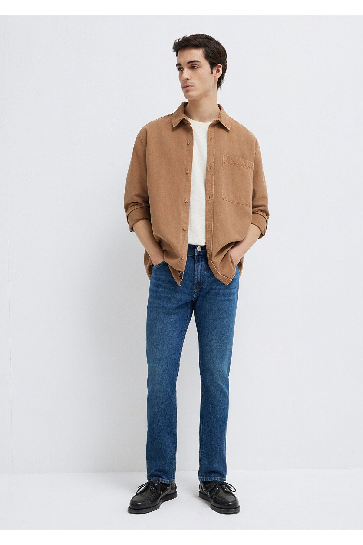Classic Denim Dark Jeans in Mavi 0042290387 - MALLTURK