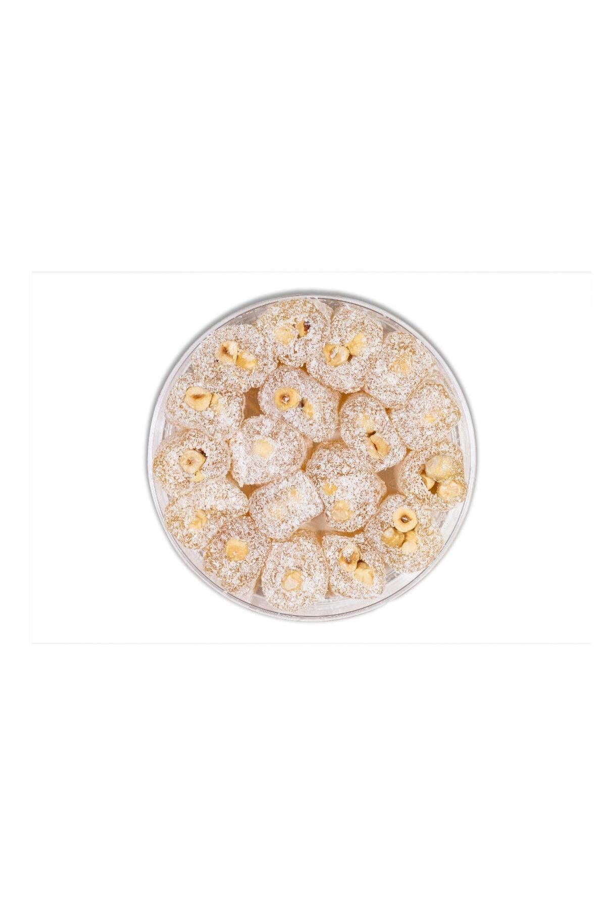 MESHUR safranbolu lokumcusu safranbolu Hazelnut Turkish Delight kristal kutu 395 g - MALLTURK