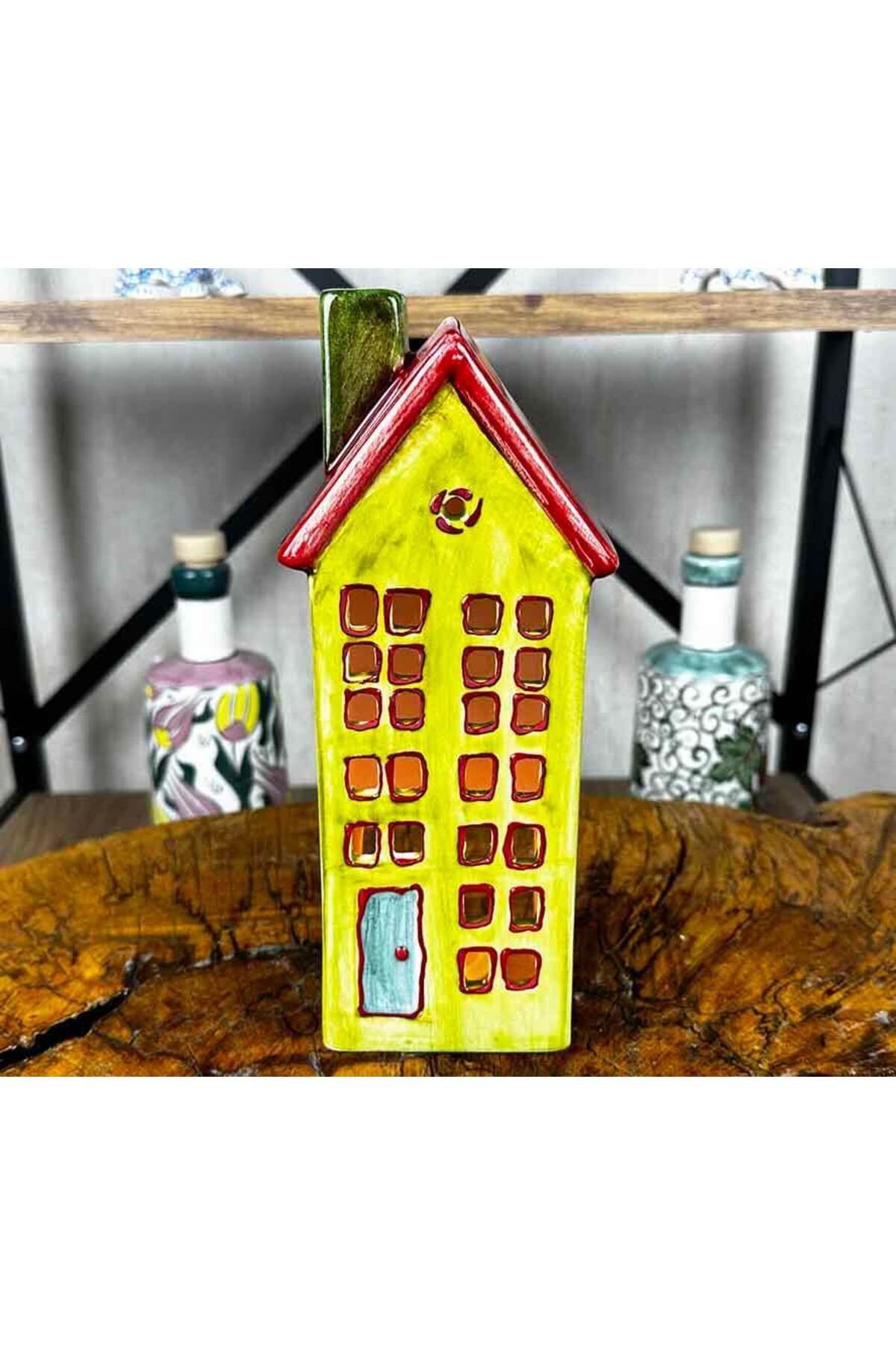 Cini Evi Birthday Gift Iznik Tile Candle Holder - MALLTURK