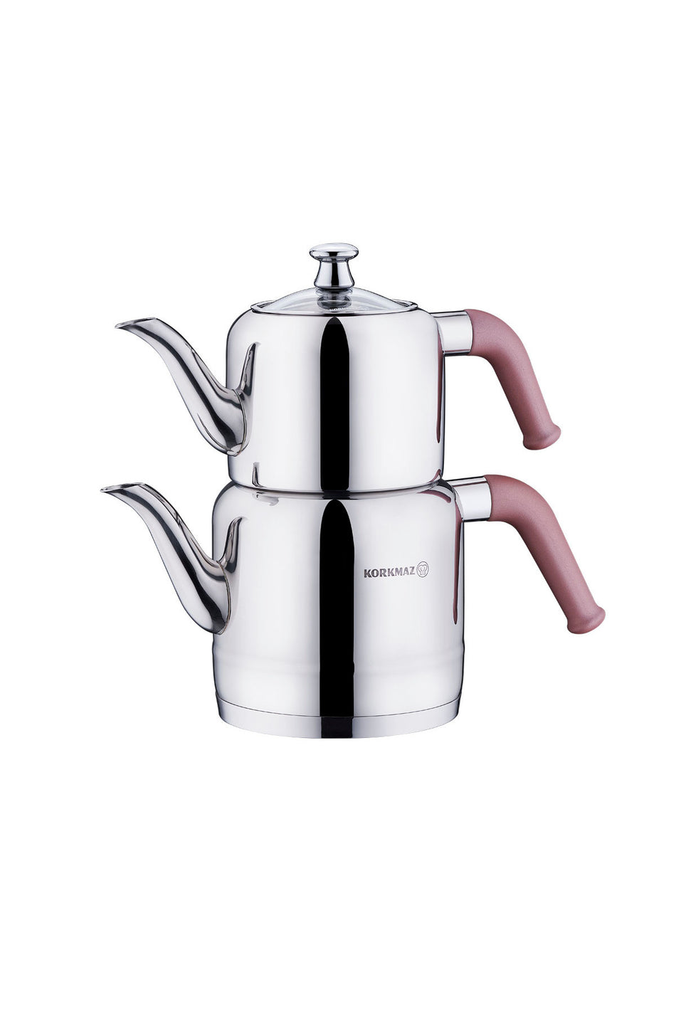 KORKMAZ Riva Rosa Gold Teapot Set 1.9 lt A189-01 - MALLTURK