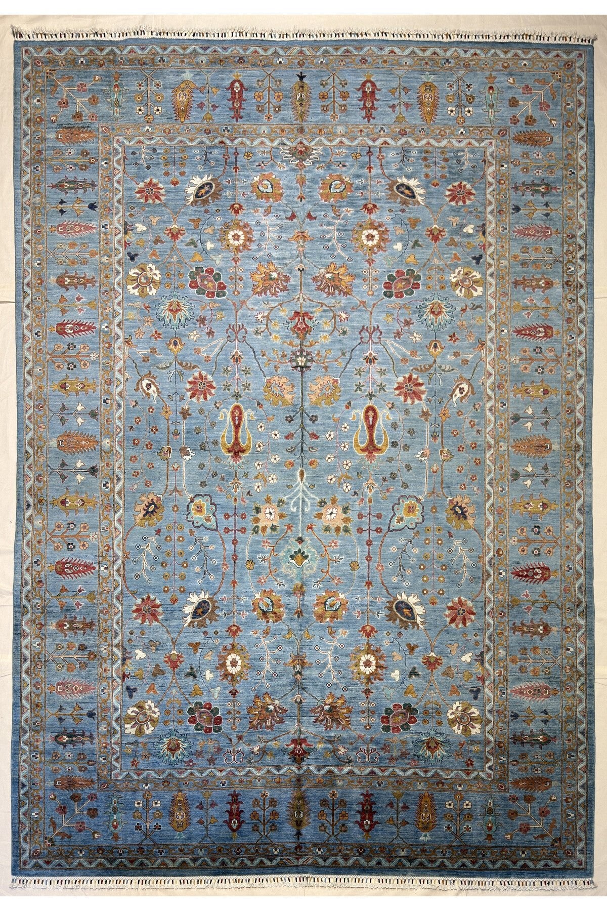 Afgan Rug Hand-Woven 100% Wool Natural Dye Elsanat Eseri with Harika SULTANI Design - MALLTURK
