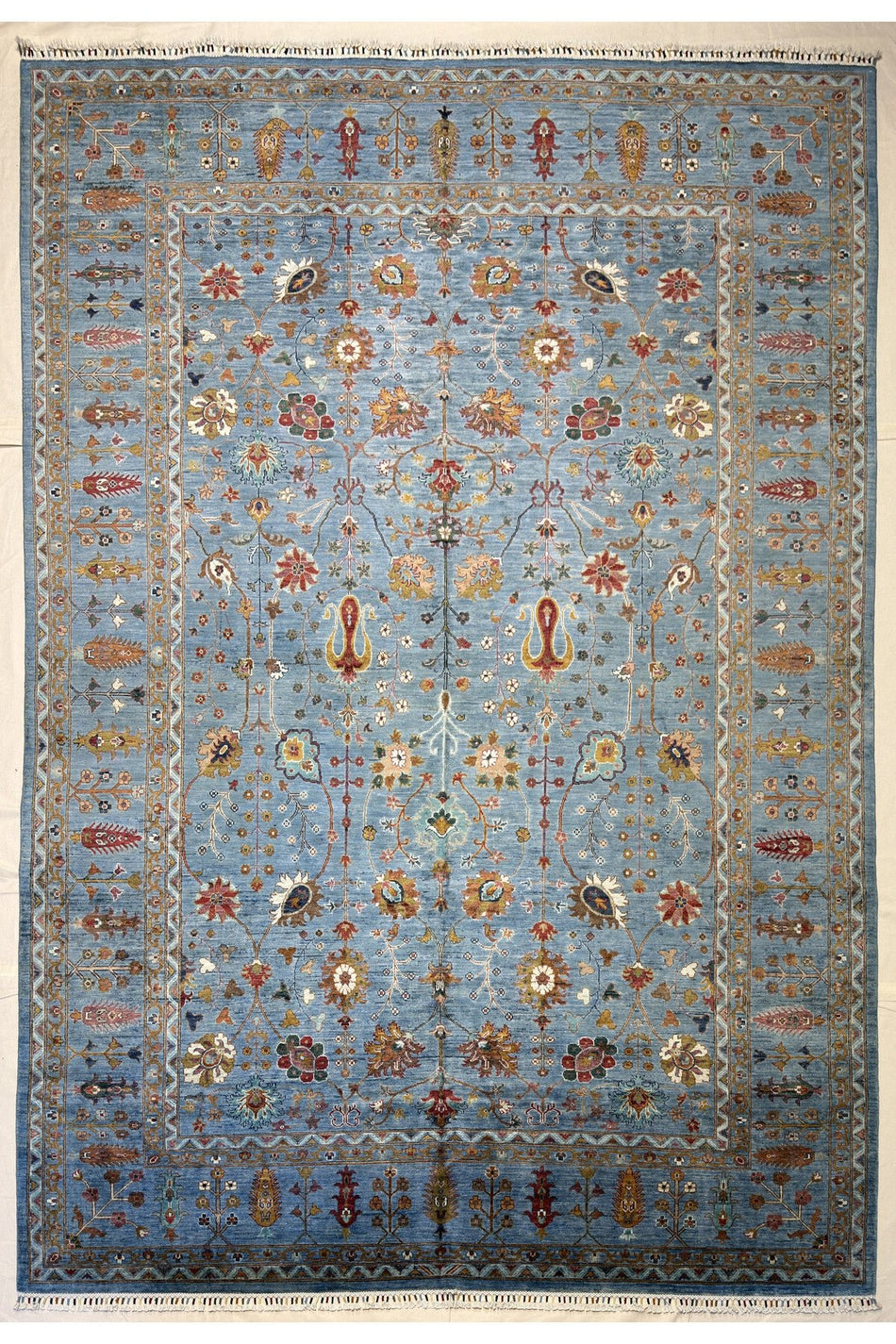 Afgan Rug Hand-Woven 100% Wool Natural Dye Elsanat Eseri with Harika SULTANI Design - MALLTURK