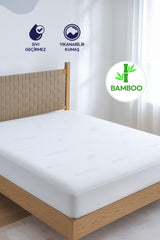 Sleep People Waterproof Bamboo Mattress Protector - MALLTURK