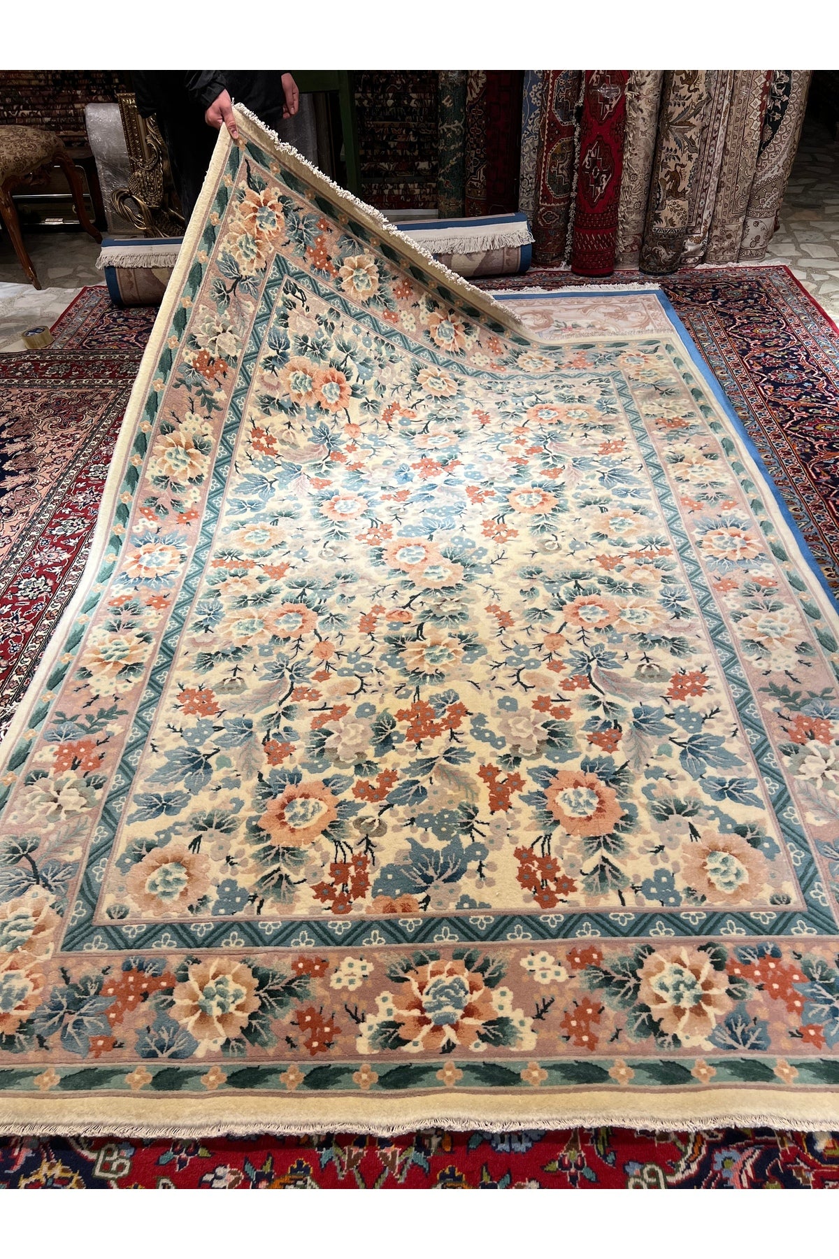 RD RAMAZAN DAG Hand Rug Art Hand-Woven Embossed Chinese Rug Size 240x170