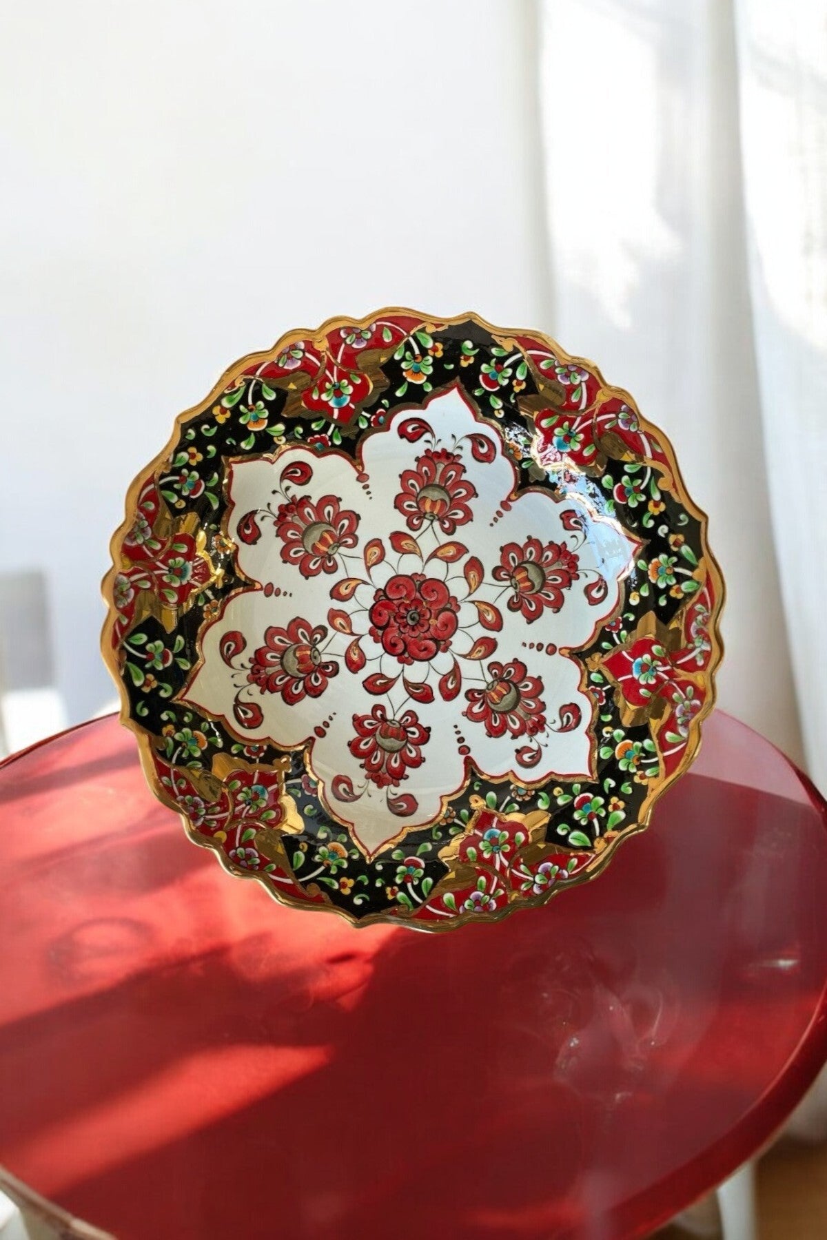 eporselen Ask-i Zer 30 cm Tile Plate - MALLTURK
