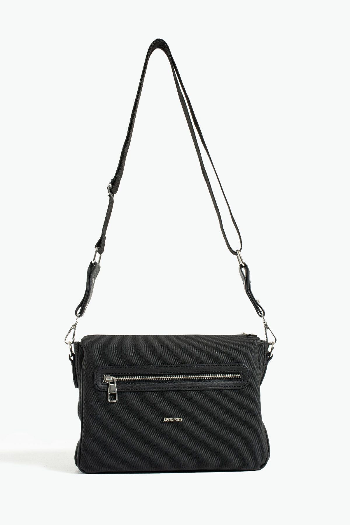 Just Polo Women's Shoulder & Messenger Bag Color Black - MALLTURK
