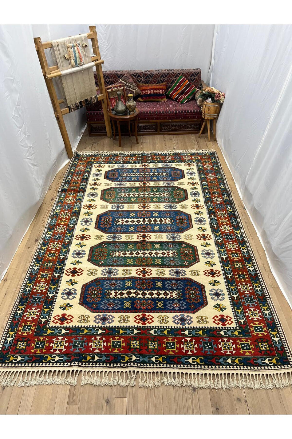 Sirvan Handwoven Yoruk Carpet - 212 x 307 - MALLTURK
