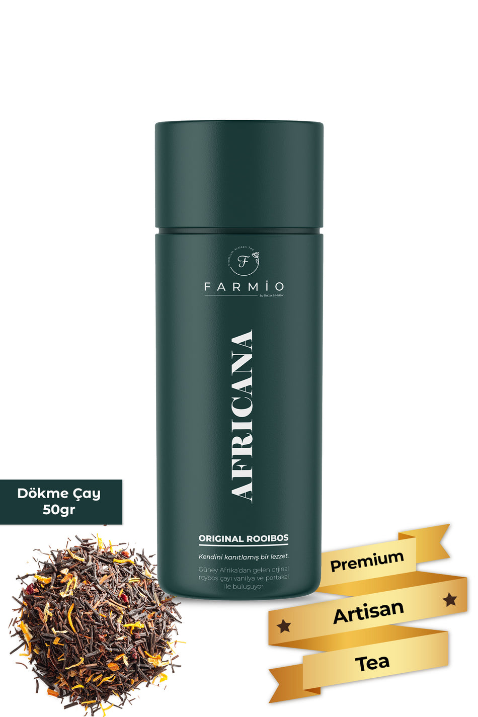 FARMIO AFRiCANA – Original Rooibos Tea – 50g – Orange and Vanilla