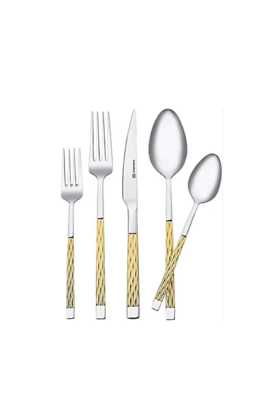 KORKMAZ rivera gold 84 Piece Flatware Set - MALLTURK
