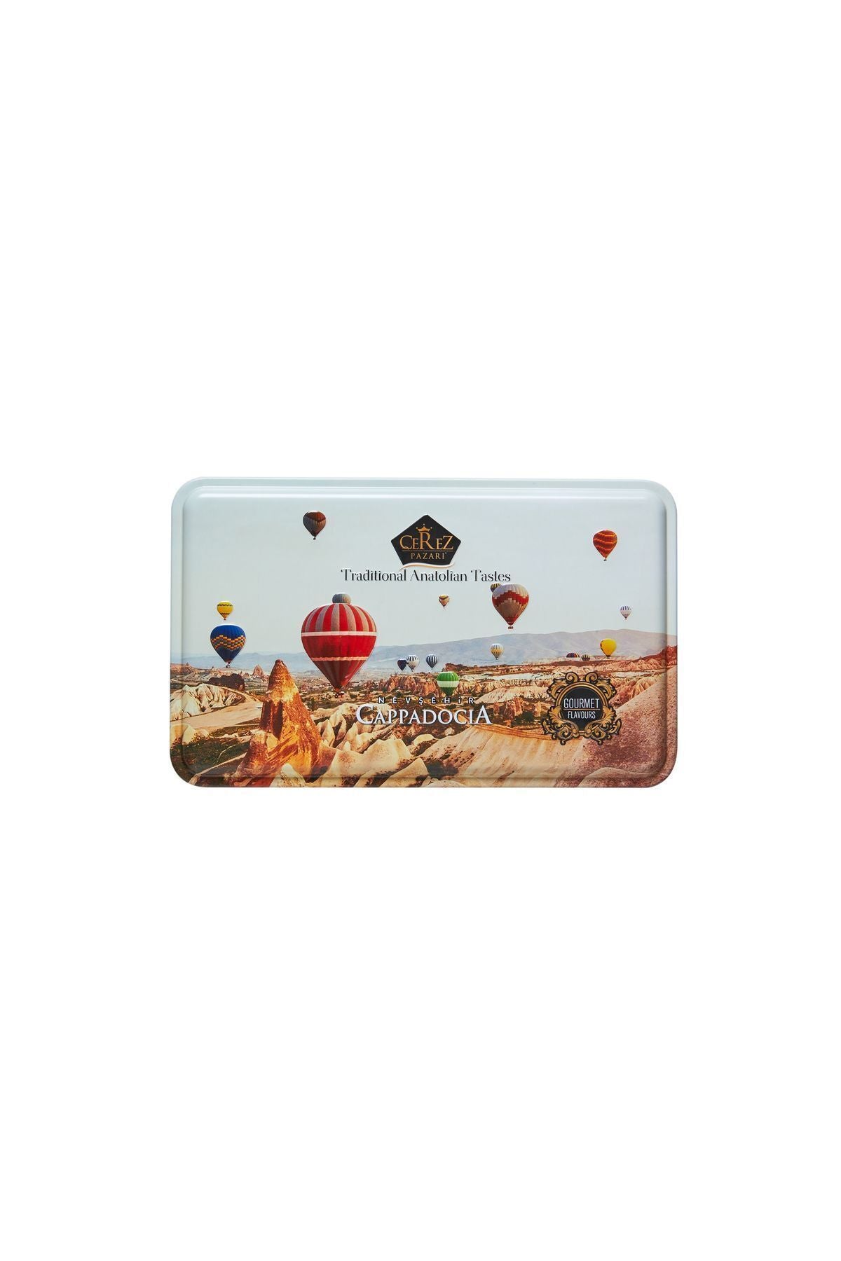 Cerez pazari Double Roasted extra Pistachio Turkish Delight Gift Box metal kutuda 370gr - MALLTURK