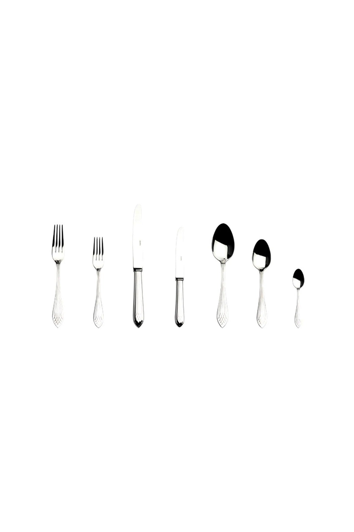 Jumbo 4100 84 Piece 12 Place Setting Flatware Set - MALLTURK
