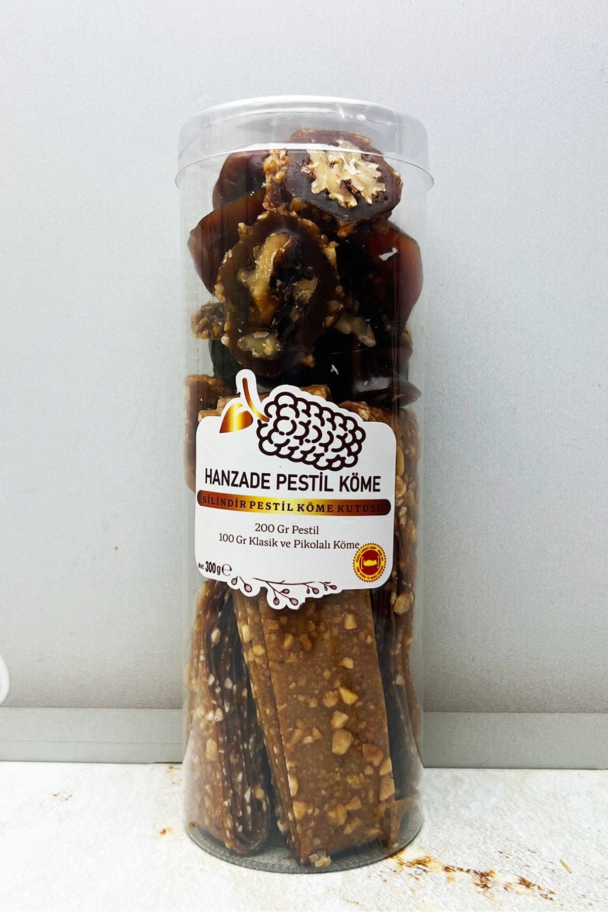 Hanzade Fruit Leather kome gumushane silindir kutuda Assorted Fruit Leather kome 300 g