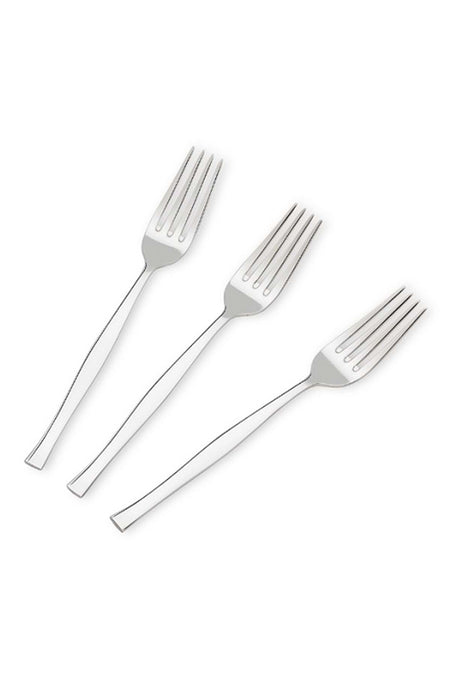 Nehir zarif Plain 6li posetli Dessert Fork - MALLTURK