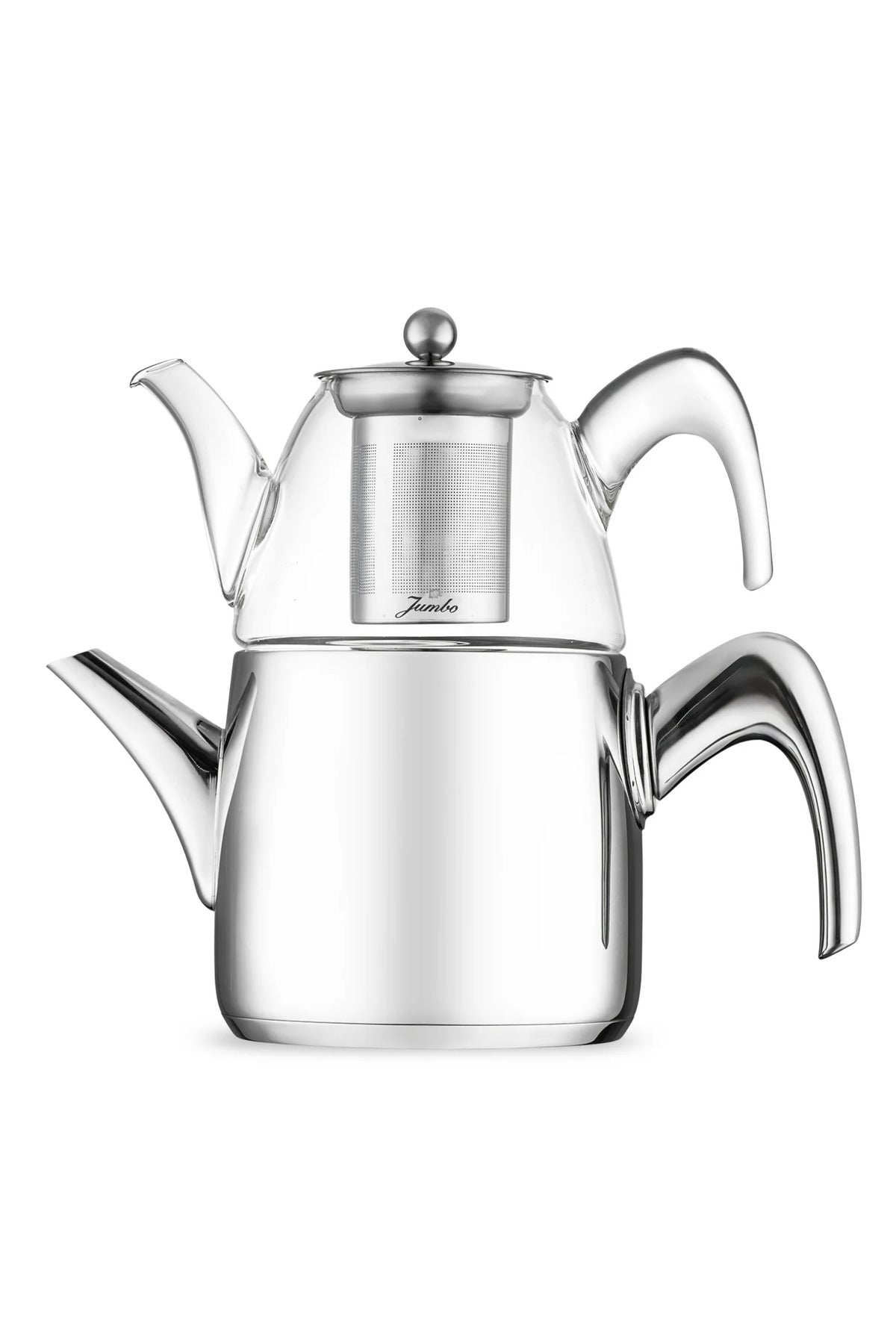 Jumbo 6500 Glass Teapot with Full Metal Handle - MALLTURK