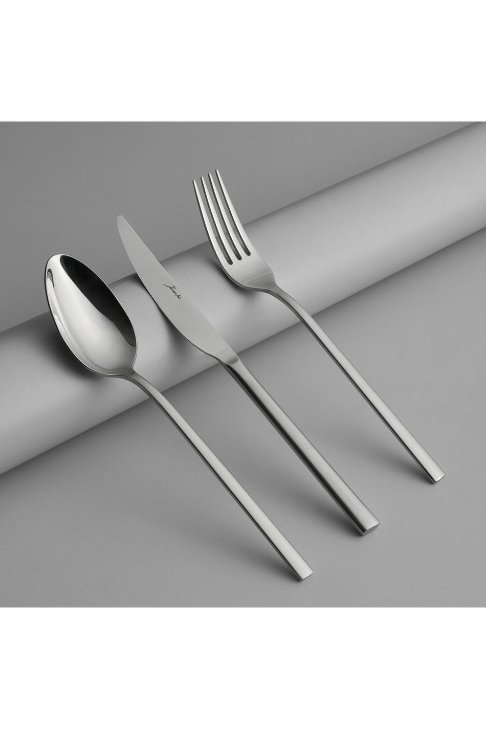 Jumbo 2001 18 Piece 6 Place Setting yemek Flatware Set Steel - MALLTURK
