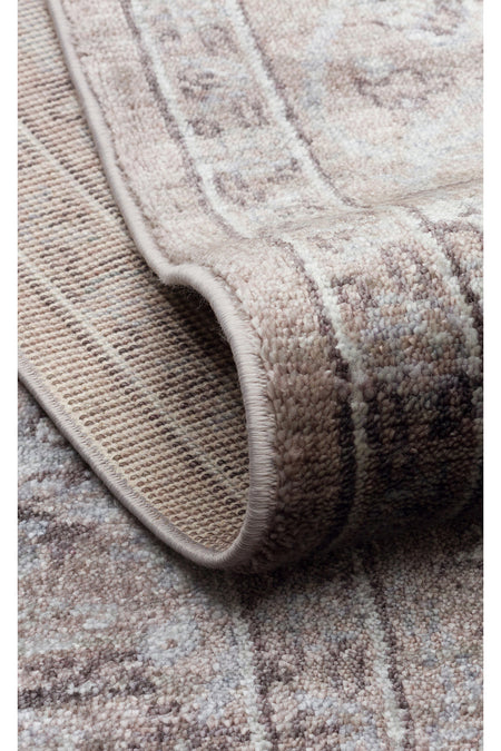 Eko Rug Eko Rug Taftan Tf 07 Smoke Grey Pakistan Overdyed Style Handcrafted with Special Looms Produced Rug - MALLTURK