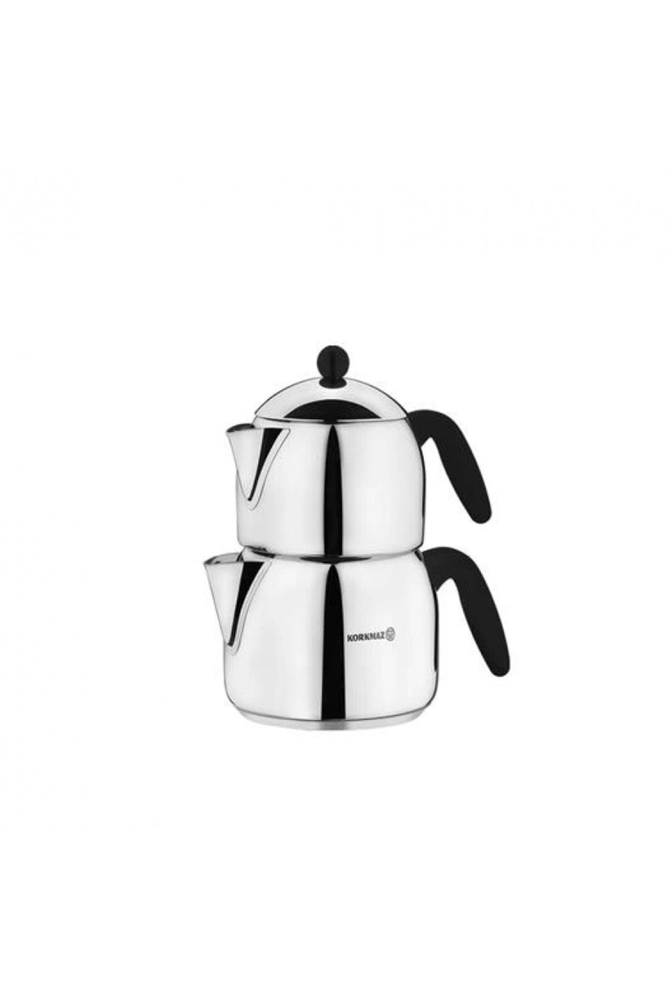 KORKMAZ KOR A038 Orbit Maxi Size Stainless Steel Teapot 2 L - MALLTURK