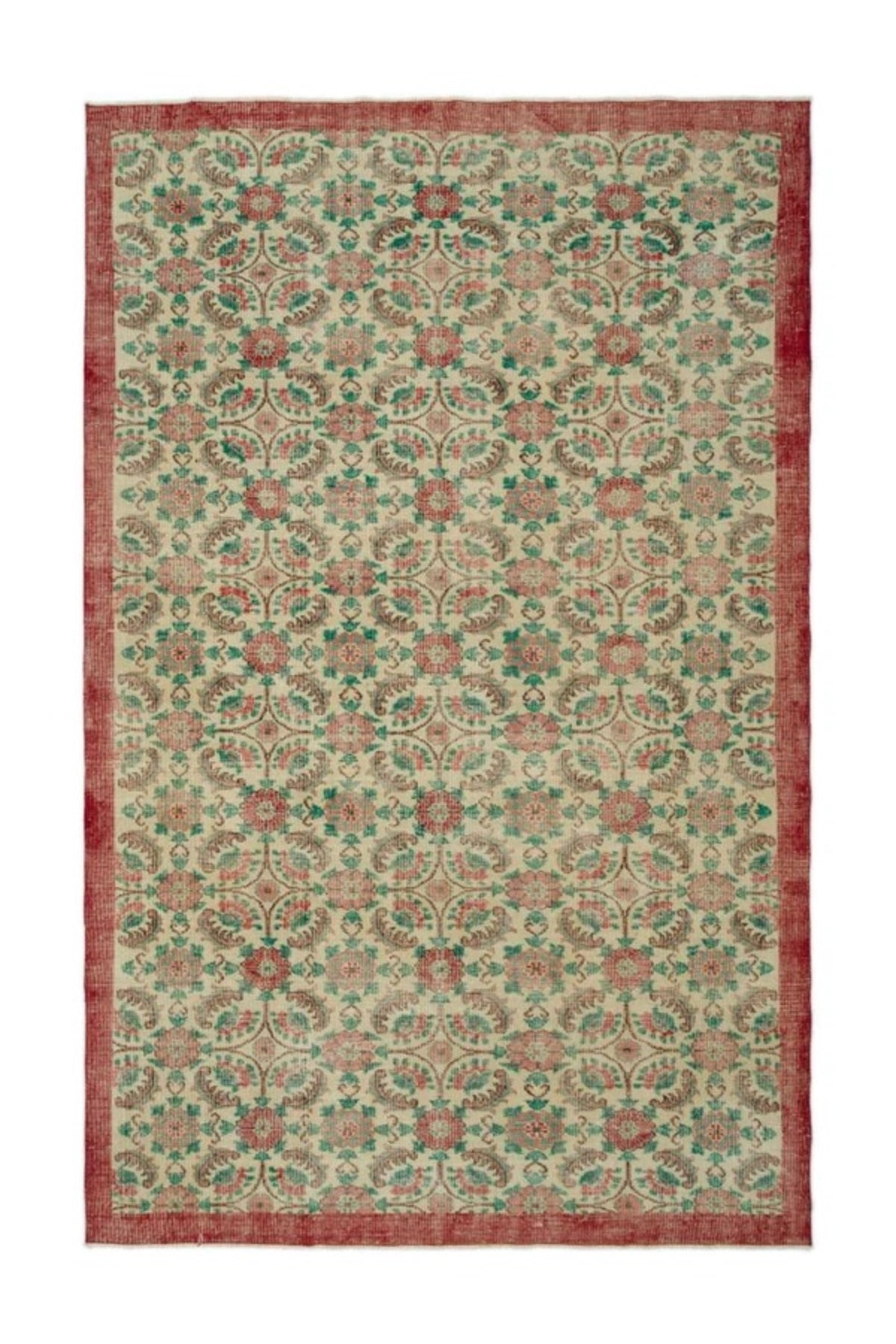 Apex Rug Distressed Vintage Natural Hand-Woven 19574 193 x 301 cm