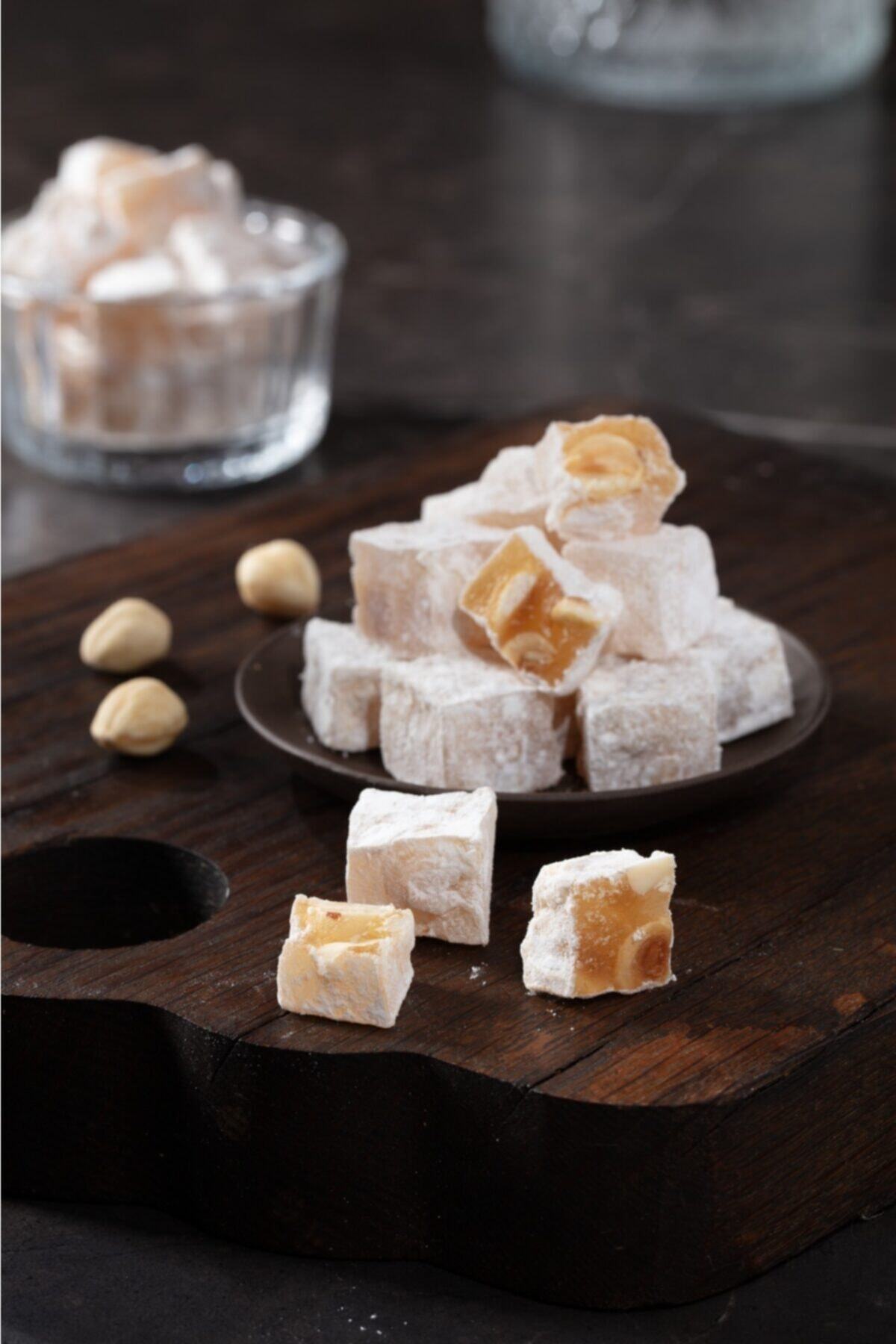 MESHUR safranbolu lokumcusu Hazelnut Turkish Delight 400 g - MALLTURK
