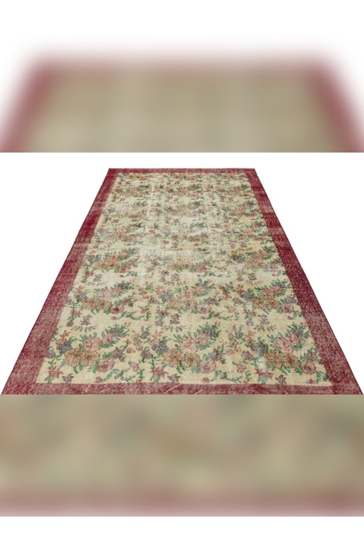 Apex Rug Distressed Vintage Natural Hand-Woven 34712 166 x 278 cm - MALLTURK