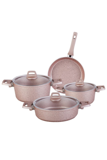 Karaca Biogranit Rose 7 Piece Cookware Set