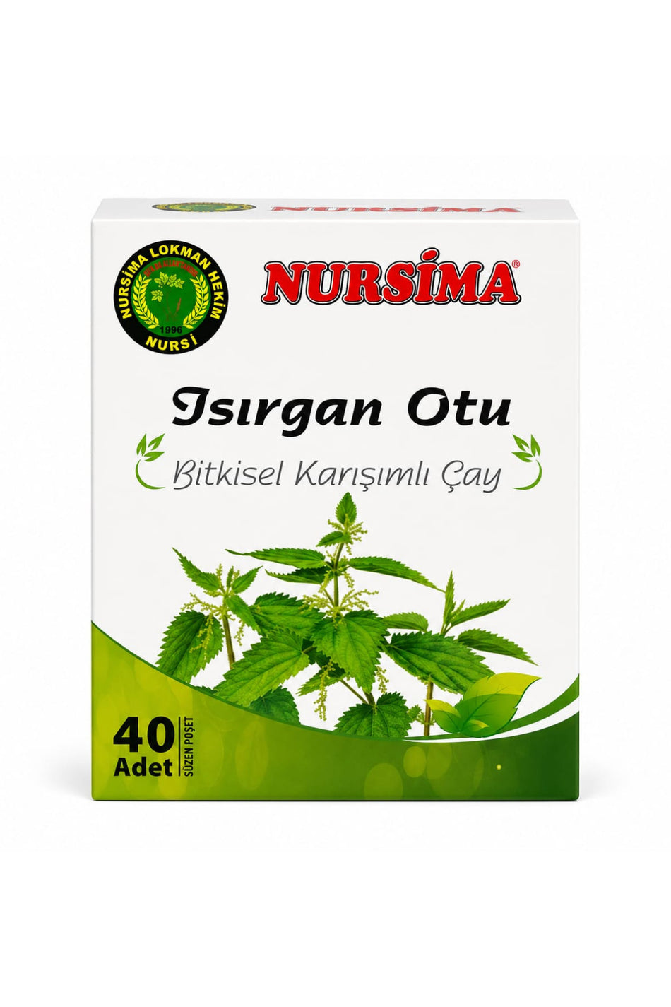 Nursima Nettle Herbal Blend Tea, 40 Filter Bags