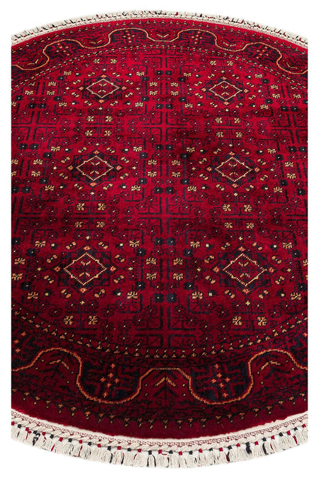 Eko Hali NOSTALGIA 960 Red Q is a special loom rug shaped by the intensive hand labor of women from Usak. - MALLTURK