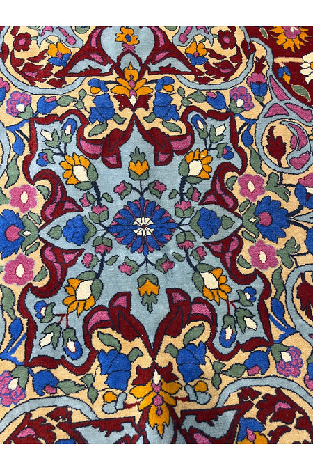 RD RAMAZAN DAG Hand Rug Art Hand-Woven Duruder Hereke Rug Special Weave Size 430x300 - MALLTURK