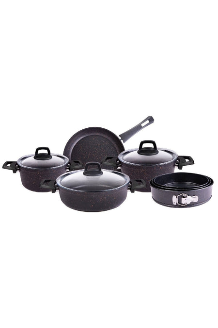 Karaca Biogranit Blackgold 10 Piece Cookware Set