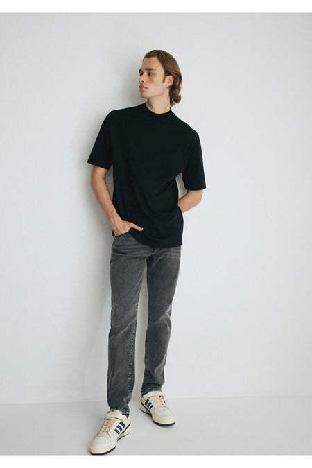 Mavi Milan College Shaded Dark Grey Jeans 0081085201 - MALLTURK