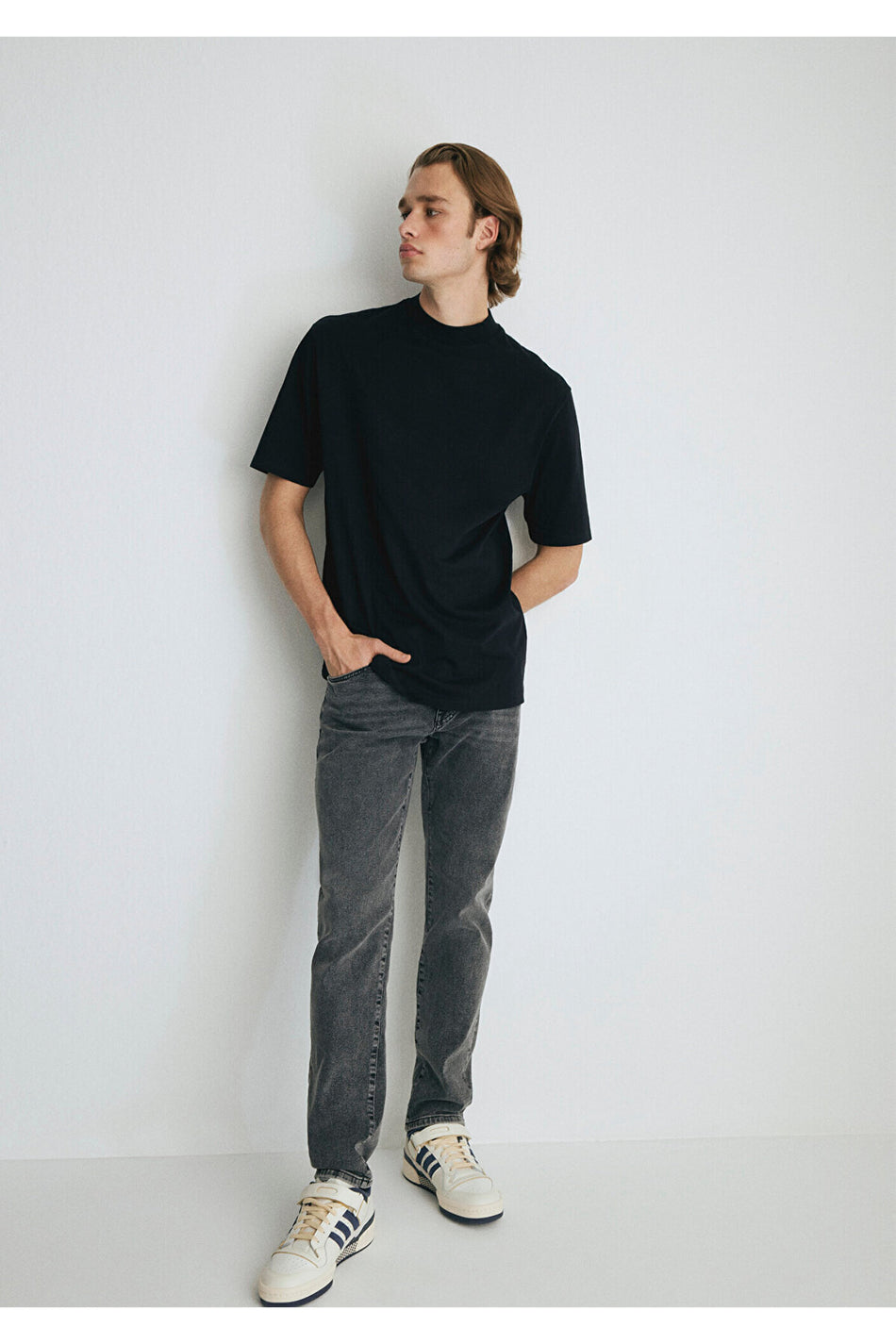 Mavi Milan College Shaded Dark Grey Jeans 0081085201 - MALLTURK