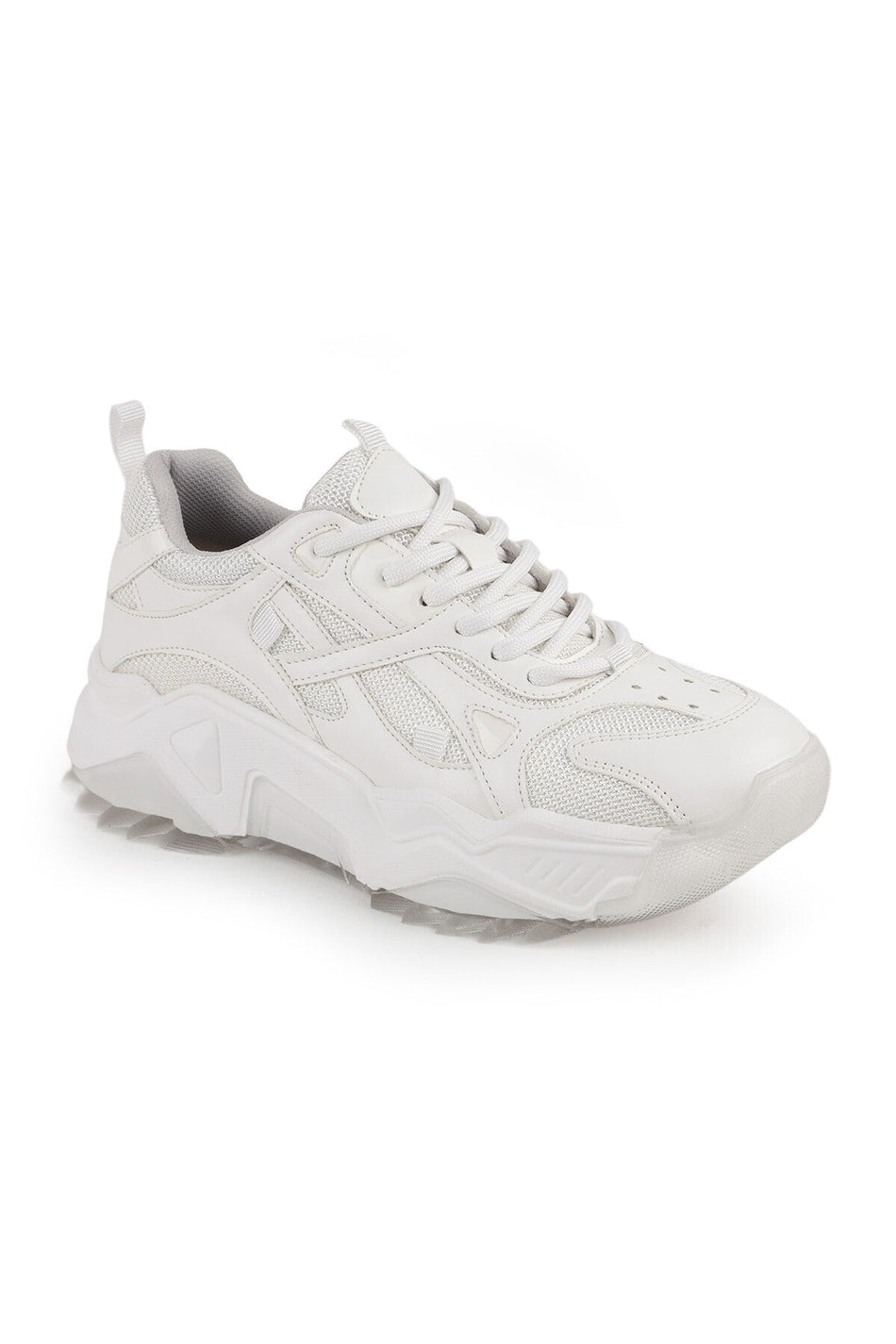 Damskie sneakersy Libero L083.65137 z szarej prawdziwej skóry, na wysokiej platformie, wygodne buty sportowe