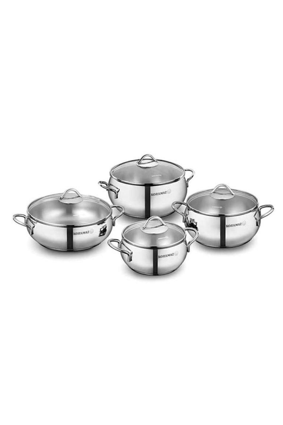 KORKMAZ Tombik 8 Piece Cookware Set -21