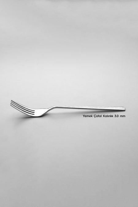 Nehir milano Plain 12 Place Setting 84 Piece Boxed Flatware Set - MALLTURK