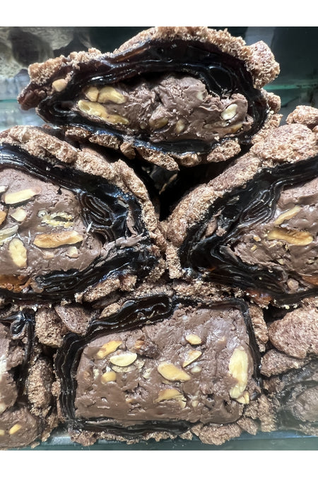 forevers citir Chocolate Almond Turkish Delight 600 g - MALLTURK
