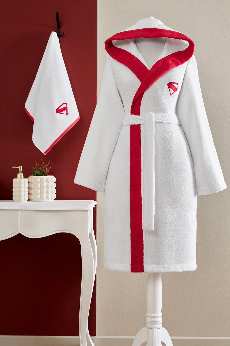 Ozdilek Supergirl Krypto Licensed Bathrobe Set - MALLTURK