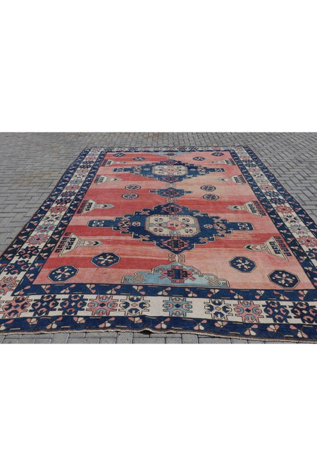 Kayra Export Hand-Woven Rug Vintage Turkish Rug 304x405 Cm Fas Rug Large Boy Wool Rug - MALLTURK