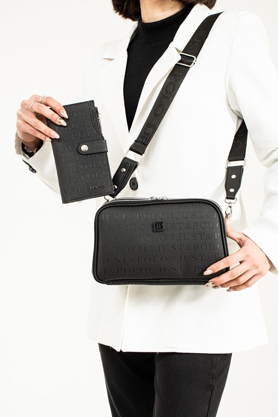 Just Polo Shoulder Bag New Season Black Bag - MALLTURK