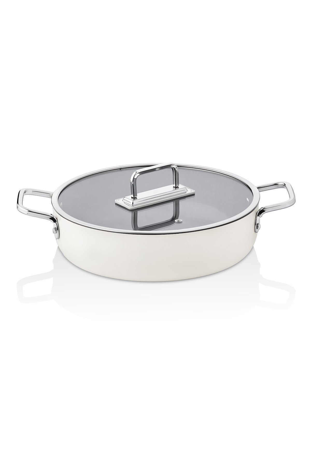 Tac Sera Feel Ceramic Nonstick Shallow Pot and