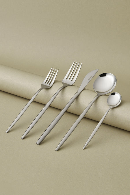 Karaca orion platin 30 Piece 6 Place Setting Flatware Set - MALLTURK
