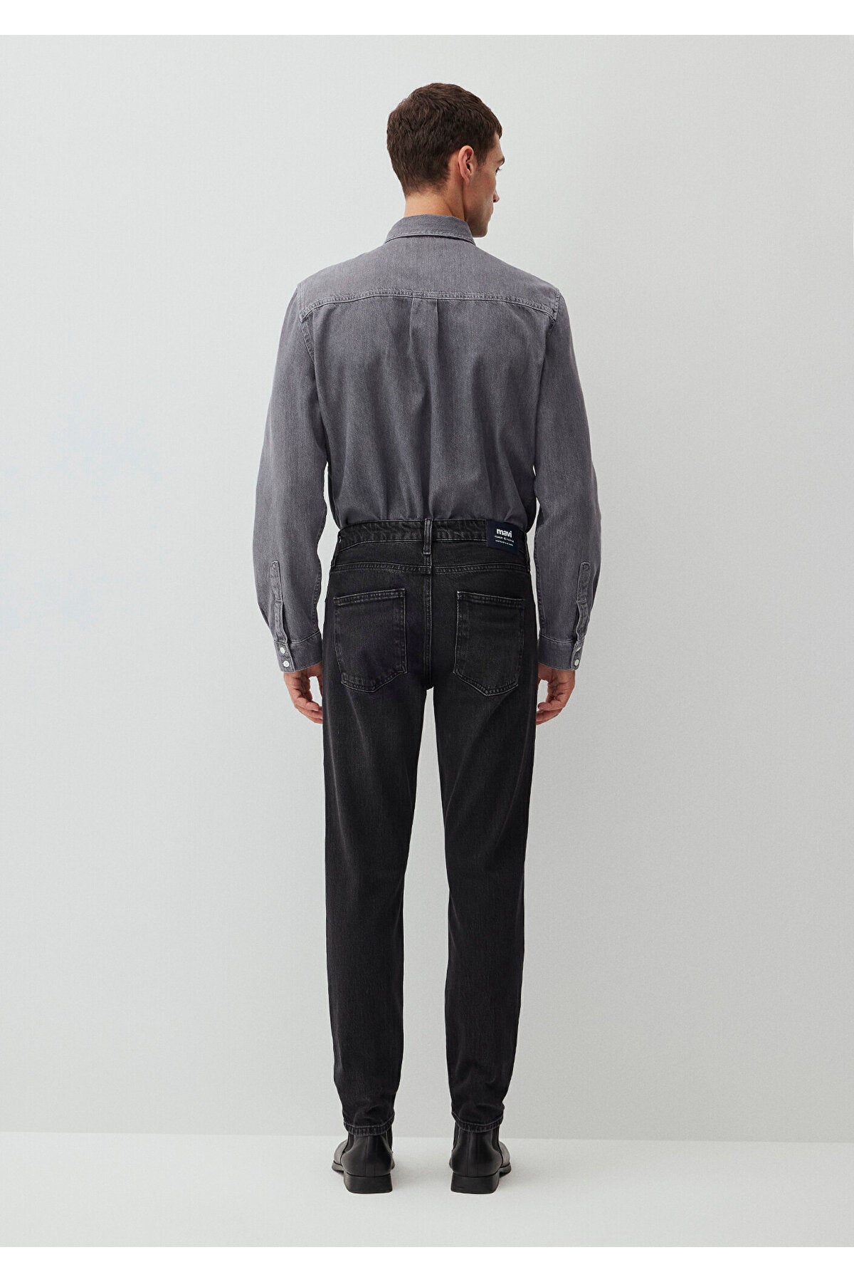 Mavi London Classic Denim Anthracite Smoke Jeans 0010172-87848 - MALLTURK