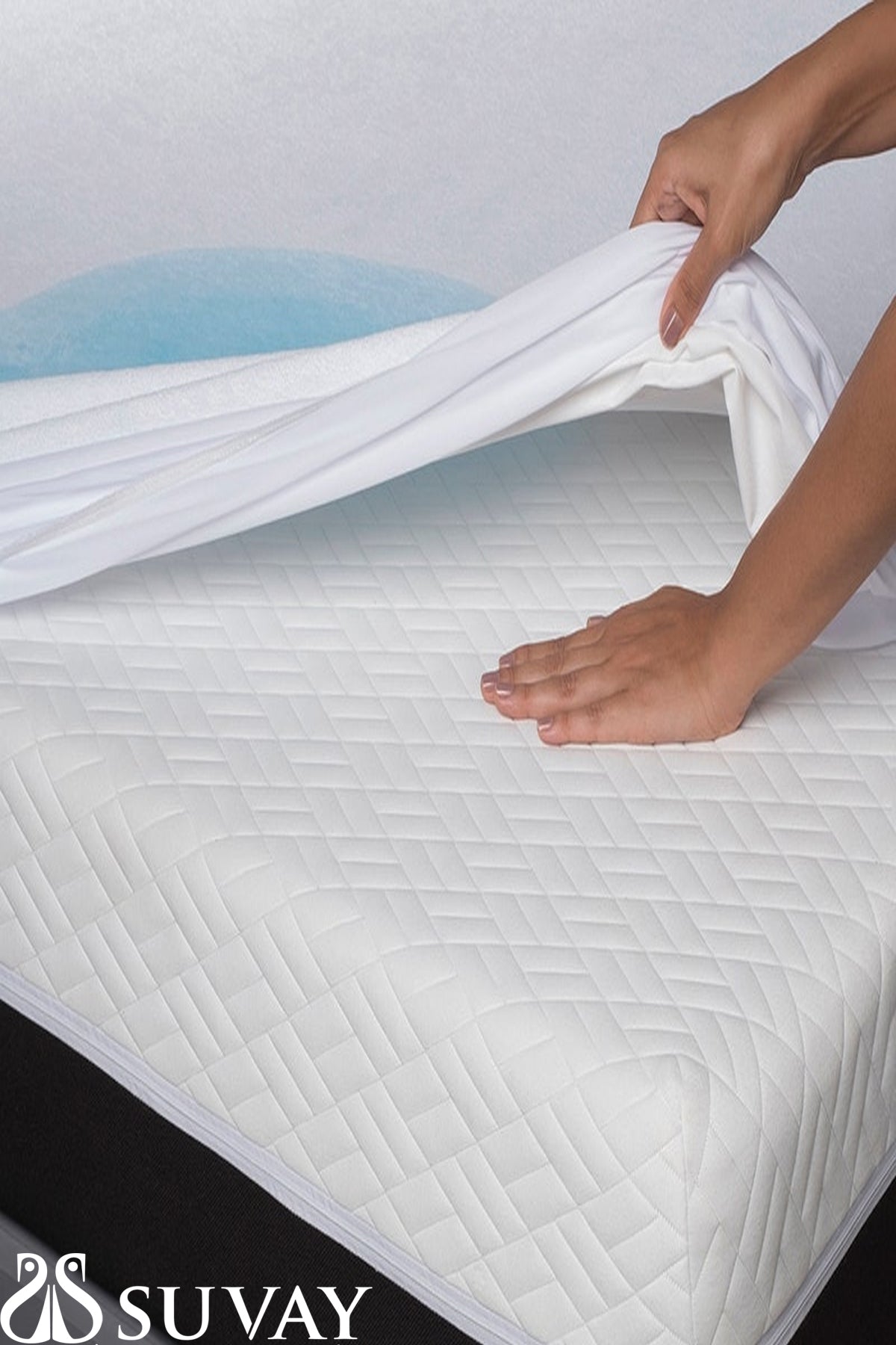 SUVAY Waterproof Cotton Fitted Mattress Protector - MALLTURK