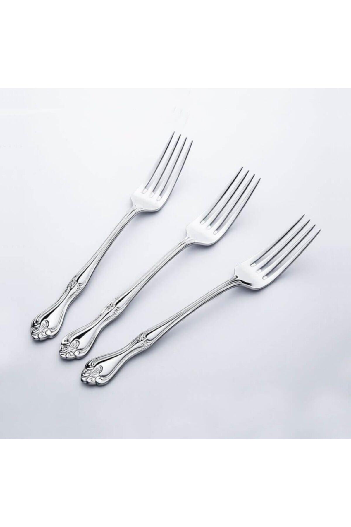 Nehir lalezar Dessert Fork 12 Pack tatli Fork - MALLTURK