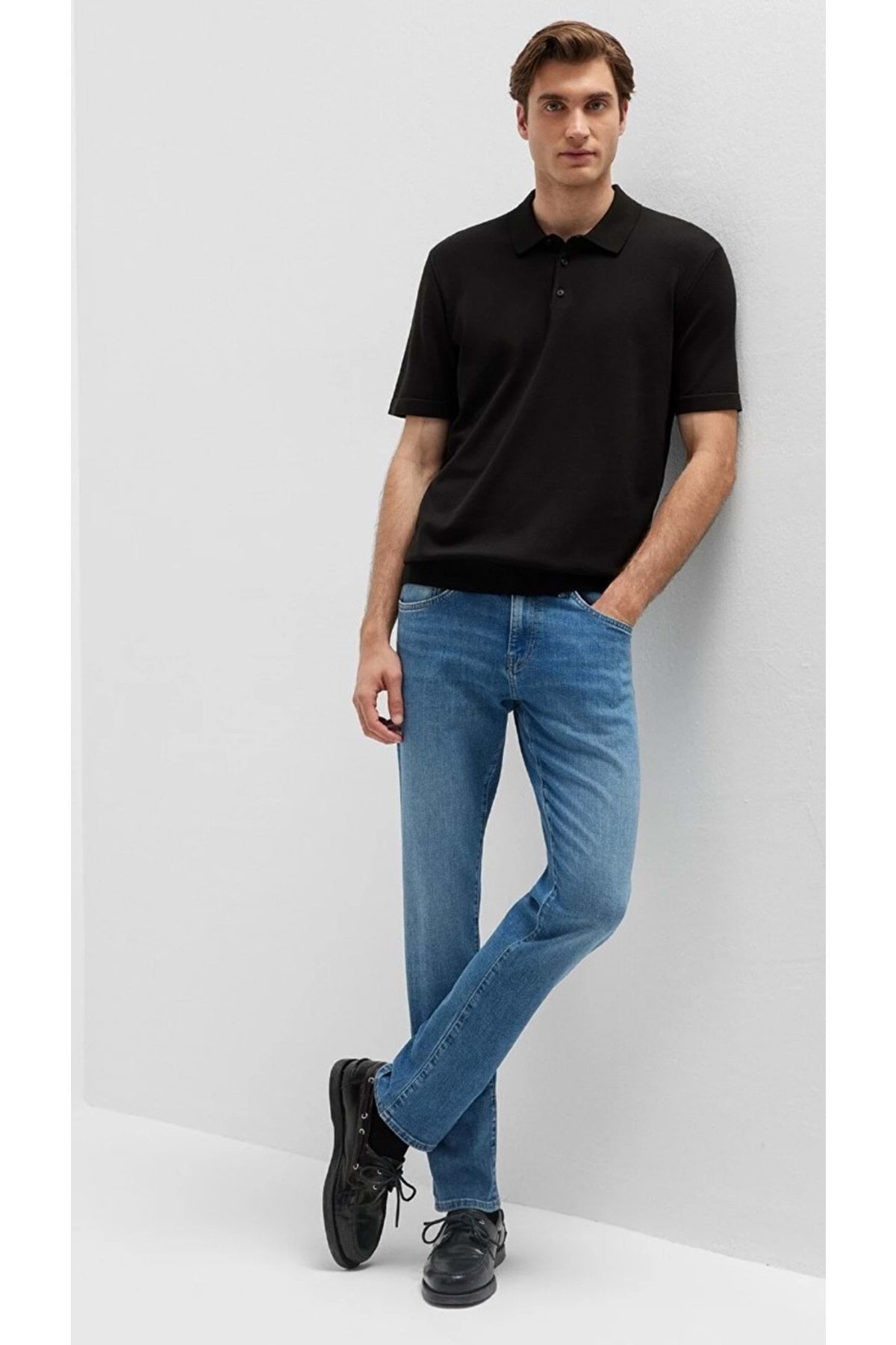 Mavi M00422A4050 Black indigo Mavi Jeans Men's Denim Trousers NAVY Mavi - MALLTURK