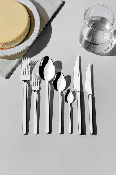 Nehir dalyan Plain 12 Place Setting 89 Piece deri Boxed Flatware Set - MALLTURK
