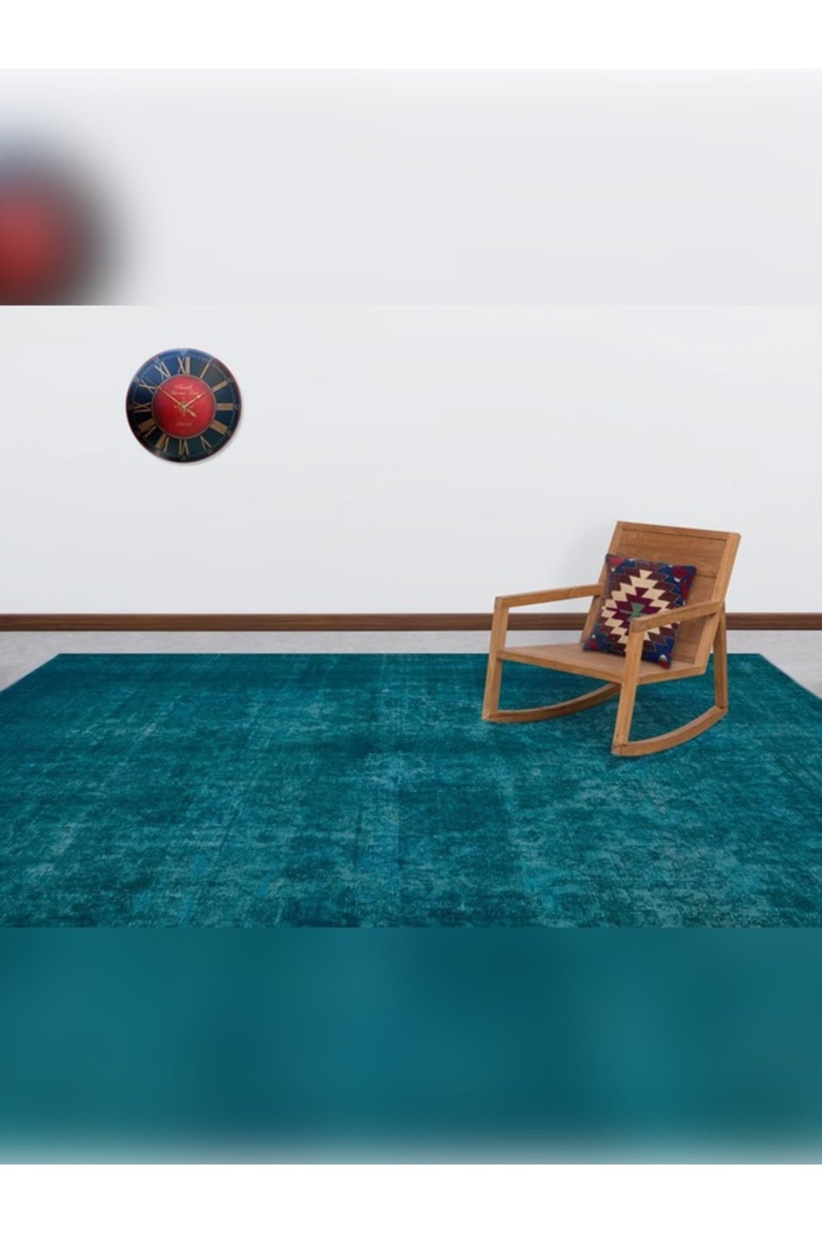 Apex Rug Distressed Vintage Rug XLarge Hand-Woven Natural Turquoise 29800 300 x 372 cm - MALLTURK