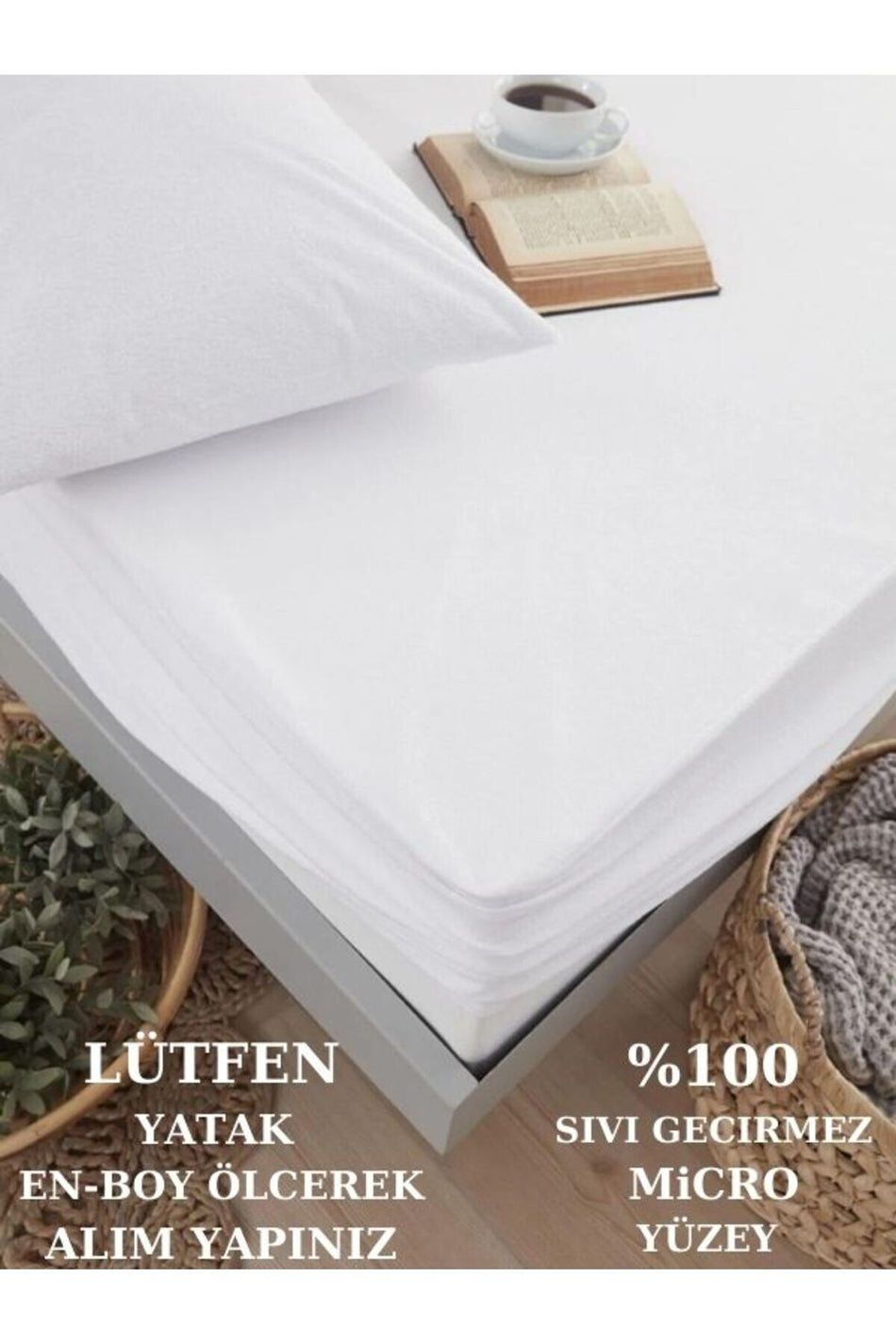VESSINOHOME Micro Waterproof Microfiber Fitted Mattress Protector - MALLTURK
